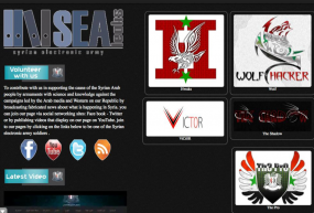 Capture d'écran du site SEA syrian-es.org, répertoriant les surnoms et les avatars des principaux dirigeants de SEA.  Image : Recherche sur la sécurité HP